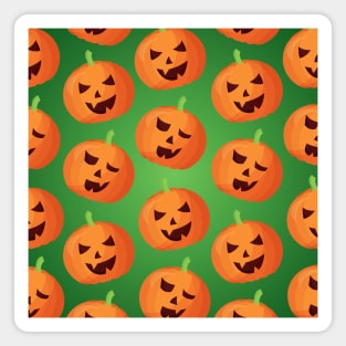 Brightly Colored Skulls Halloween pattern Magnet